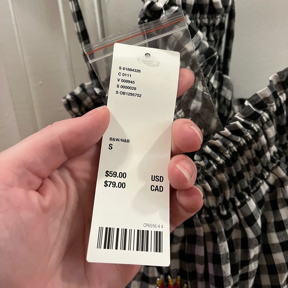 Nwt Urban Outfitters Checkered Beaded Tank Top - Picture 3 of 5